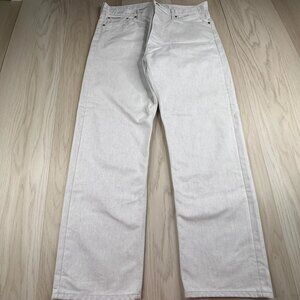 Calvin Klein Mens Gray Five Pockets Classic Look Straight Jeans Size W36xL30